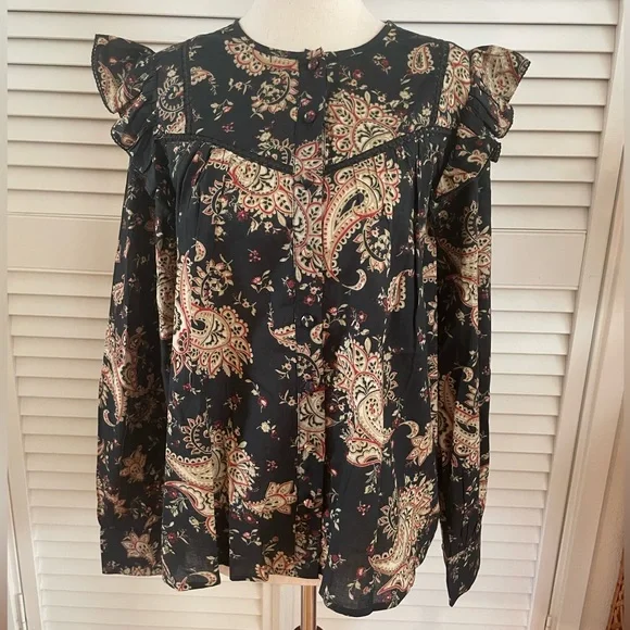 Sézane Meadow Blouse Size 38 / US 6 - Picture 6 of 10